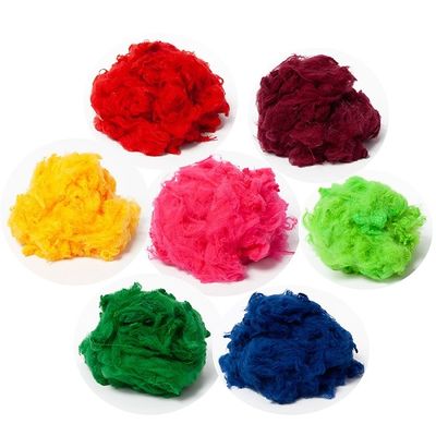 65mm регенерированное штапельное волокно полиэстера для Nonwoven тканей 1.5dtex к 70dtex