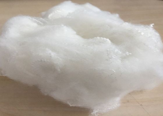 Яркое сырцовое белое сырье полиэстера 1.5dtex×38mm для делать пряжу перчатки