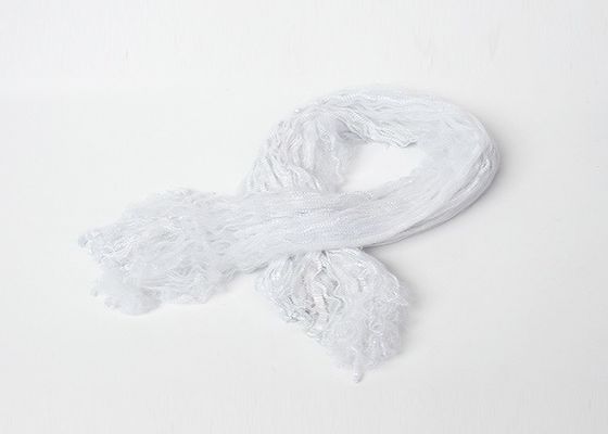 Белое зеленое покрашенное пламя - retardant полиэстер 70 Dtex анти- Pilling