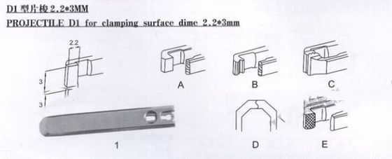 ракета запасных частей тени 2.2x3 2.2x4 Sulzer с телом и Gripper полный