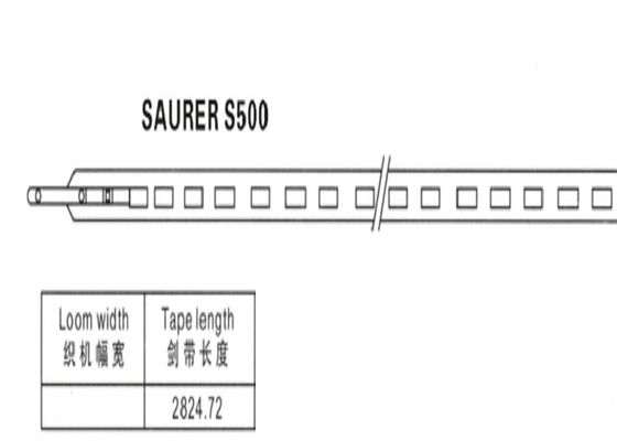 Части 844912 сплетя машины Saurer S500 лент