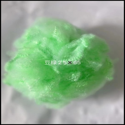 65mm регенерированное штапельное волокно полиэстера 1.5dtex для Nonwoven тканей