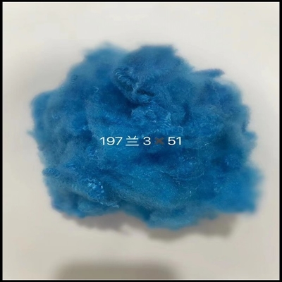 65mm регенерированное штапельное волокно полиэстера 1.5dtex для Nonwoven тканей
